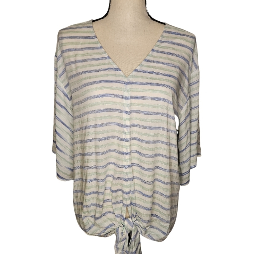 NWT - Cupio Striped Blouse - Picture 4 of 11